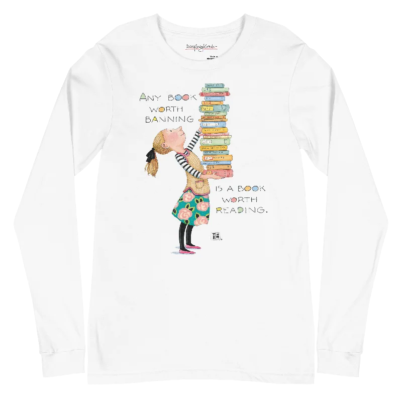 Sleek Outfits Book Banning Unisex Long Sleeve Shirt