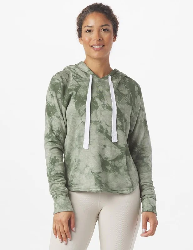 Modern Apparel Rocky Hoodie: Moss Tie-Dye