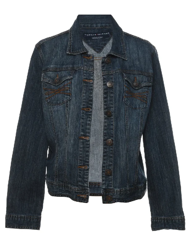 Everyday Style Tommy Hilfiger 1990s Medium Wash Denim Jacket - L