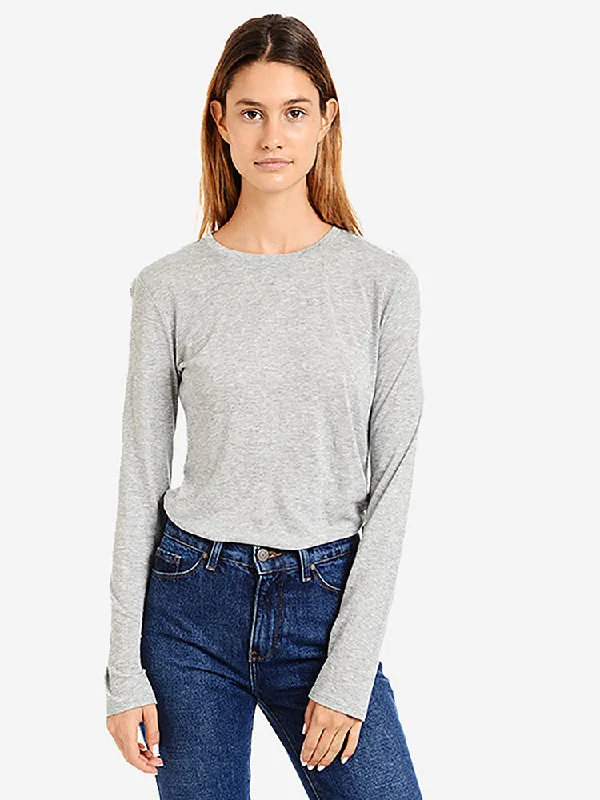 Comfy Clothes Long Sleeve Crew Tee Marcy