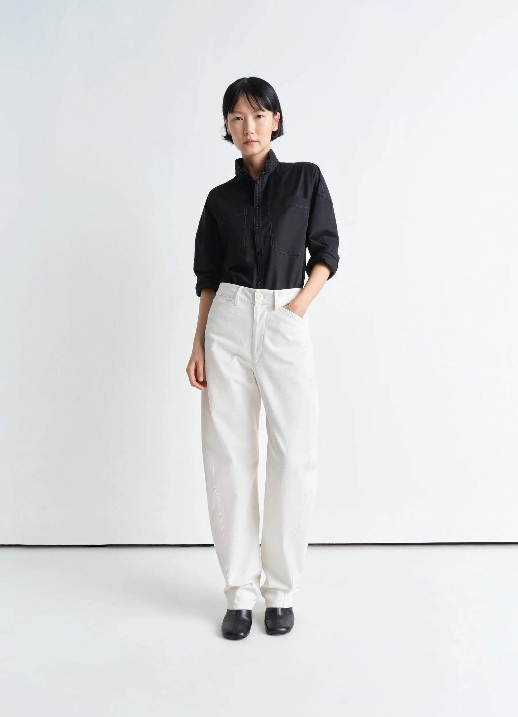 Comfortable Fit FIVE POCKET TWISTED PANTS
