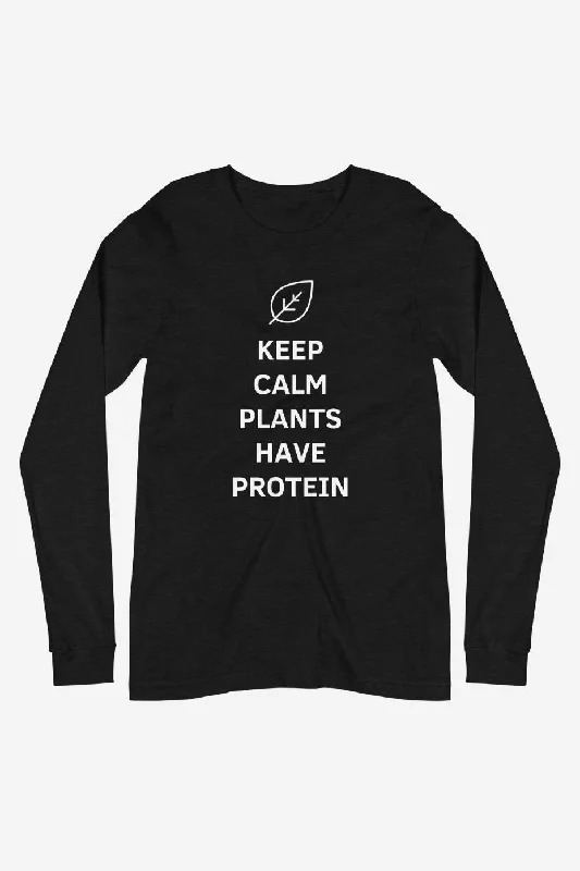 Casual Everyday Wear Keep Calm - Unisex Long Sleeve Tee