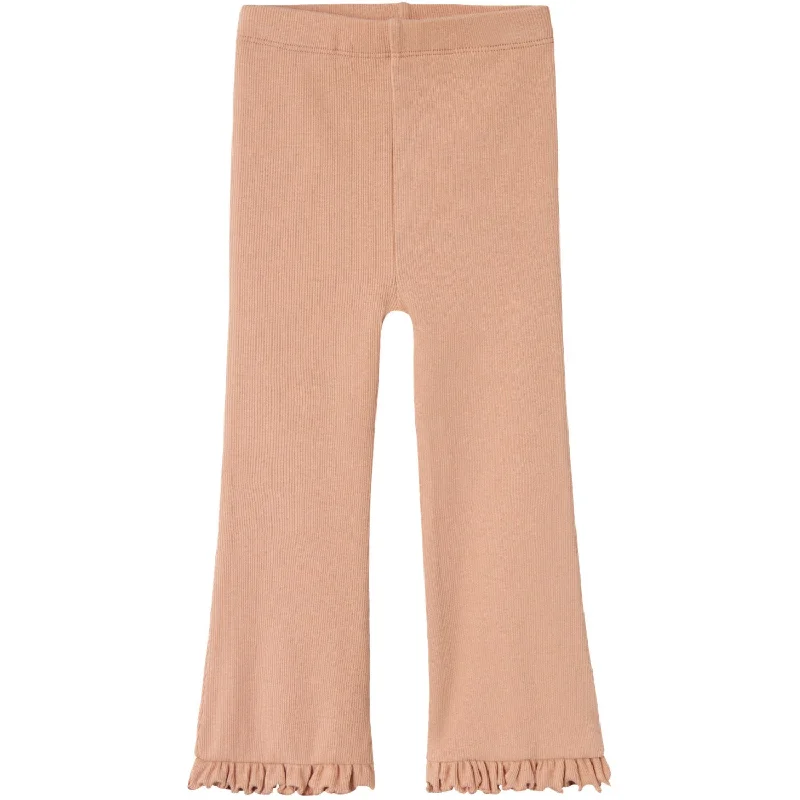 Easygoing Fashion Lil'Atelier Mahochany Rose Gago Kyr Bootcut Leggings