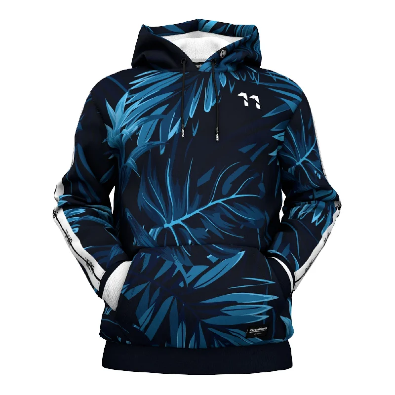 Lightweight Clothes Jungle Dark Floral Hoodie