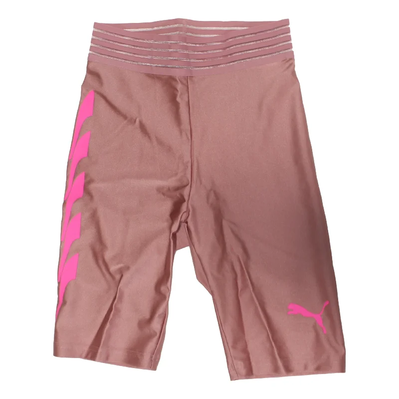 Fashion Staples Puma Evide Biker Shorts Pink  597775-16 Women's