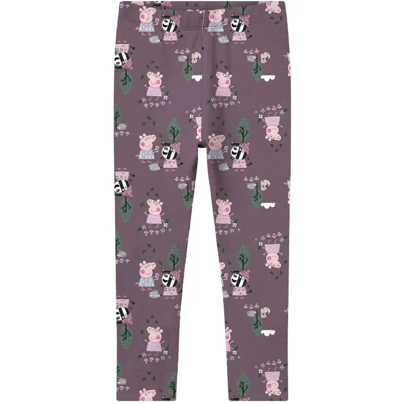 Personalized Embroidery Style Name It Arctic Dusk Ordama Peppa Pig Leggings