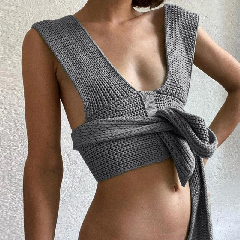 Fashion Layers DIY Knitting Bangdage Tops