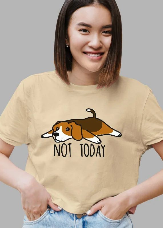 Warm Apparel Not Today Women Crop Top