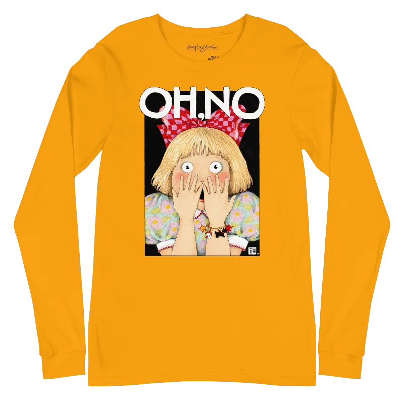 Trendy Vibes Oh No Unisex Long Sleeve Shirt