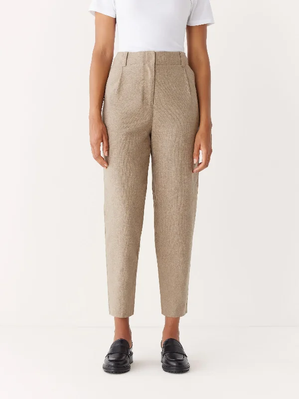 Easy Wardrobe The Amelia Balloon Pant in Light Brown