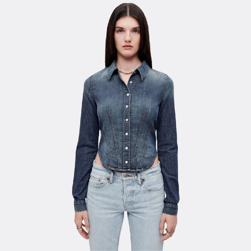 Comfy Fabrics Fitted Denim Shirt (Vista Baby)