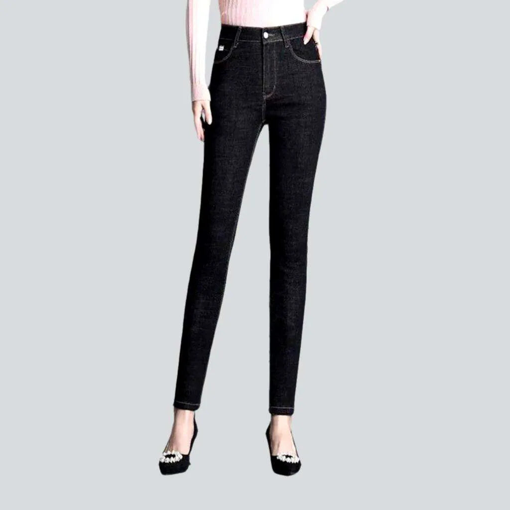 Cozy Essentials Stretchy skinny jeans
 for ladies