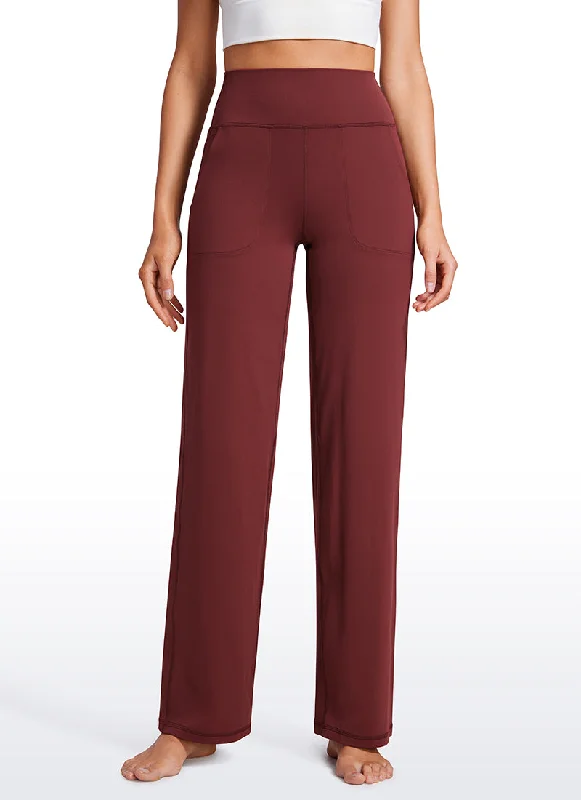 Warm Clothing Butterluxe High Waist Wide Leg Pants 31''