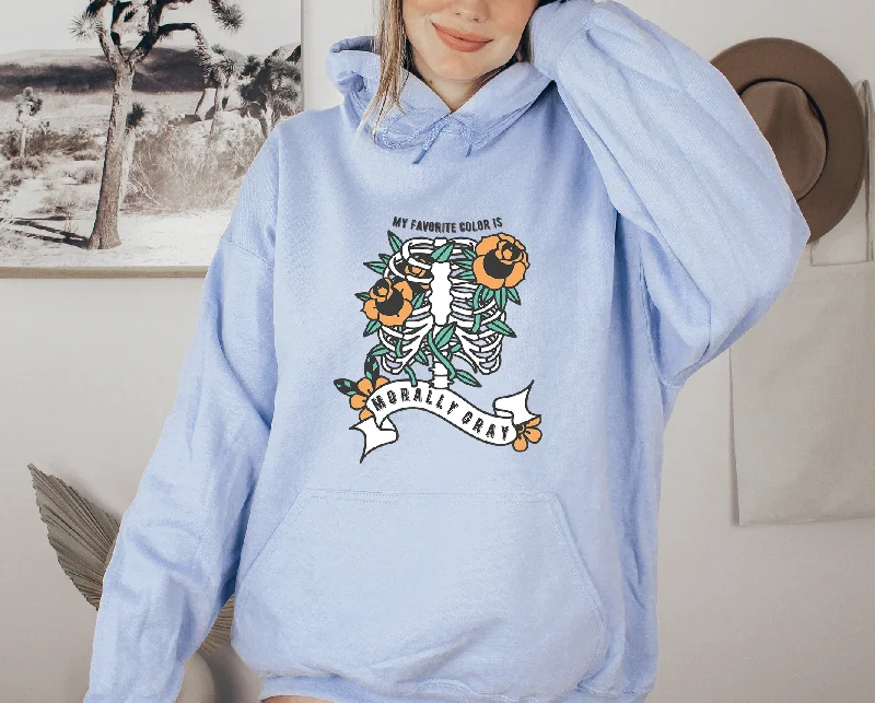 Smart Choices my favorite color is morally gray hoodie