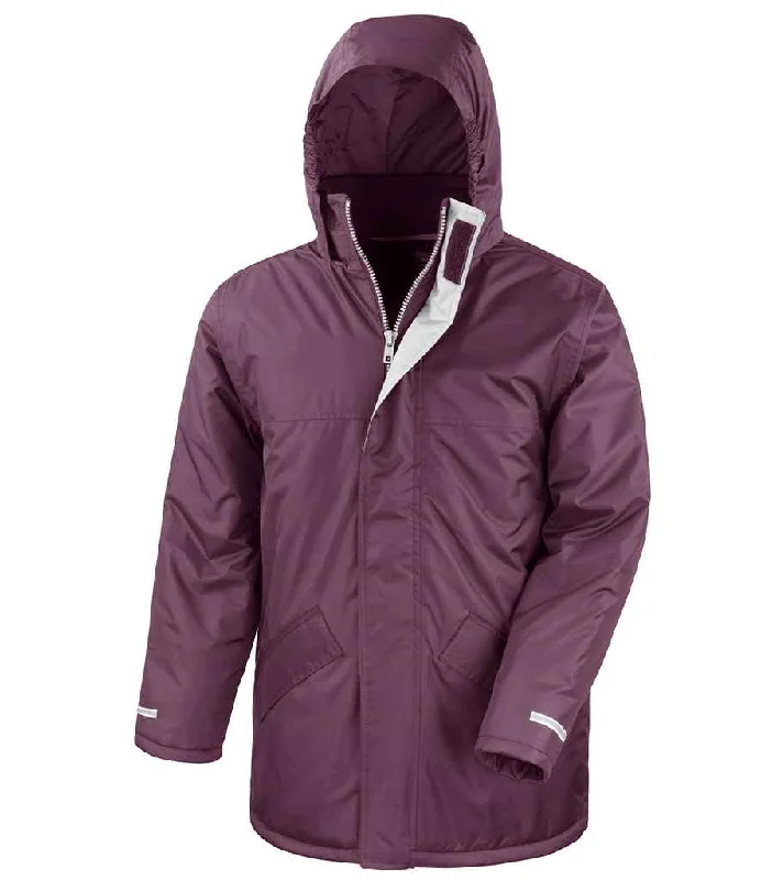 Comfy Clothes Result Core Winter Parka Jacket | Burgundy