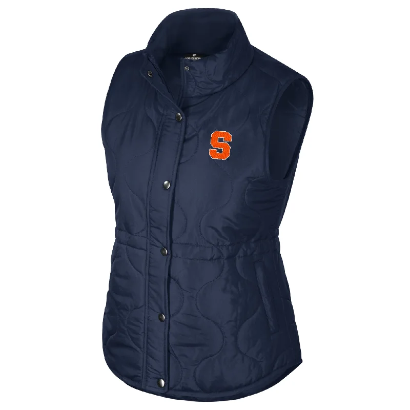 Sleek Outfits Colosseum Women's Syracuse Loretta Cinched Waist Puffer Vest