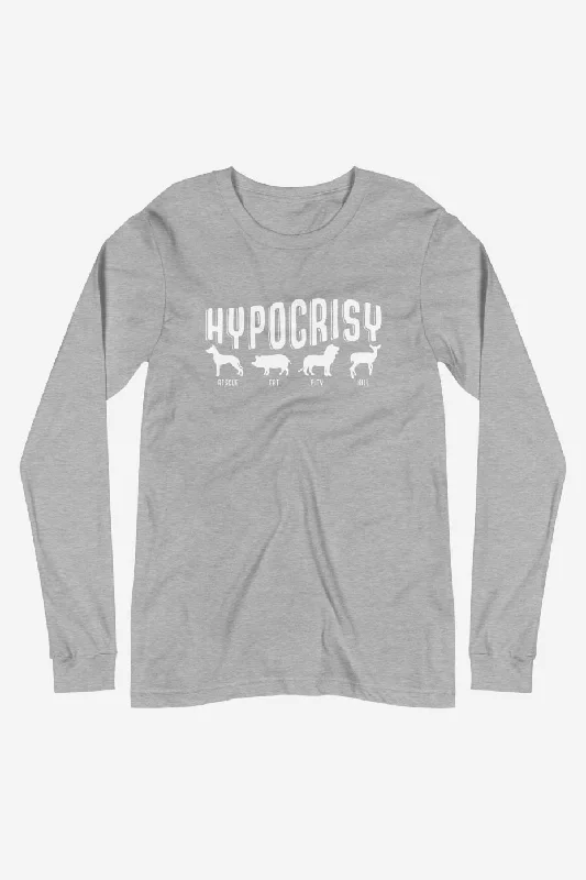 Cozy Casuals Hypocrisy - Unisex Long Sleeve Tee
