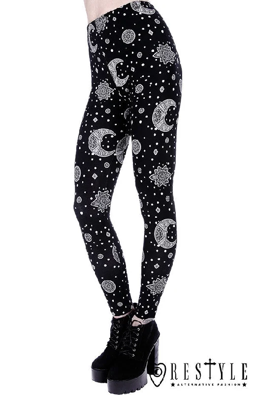 Modern Comfort Instant Shipping! Hippie Moon Leggings