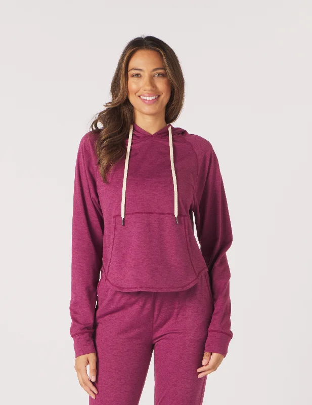 Soft Fabrics Rocky Hoodie: Rouge Marble