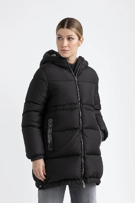 Affordable Fashion Maxi hooded goose down jacket WR