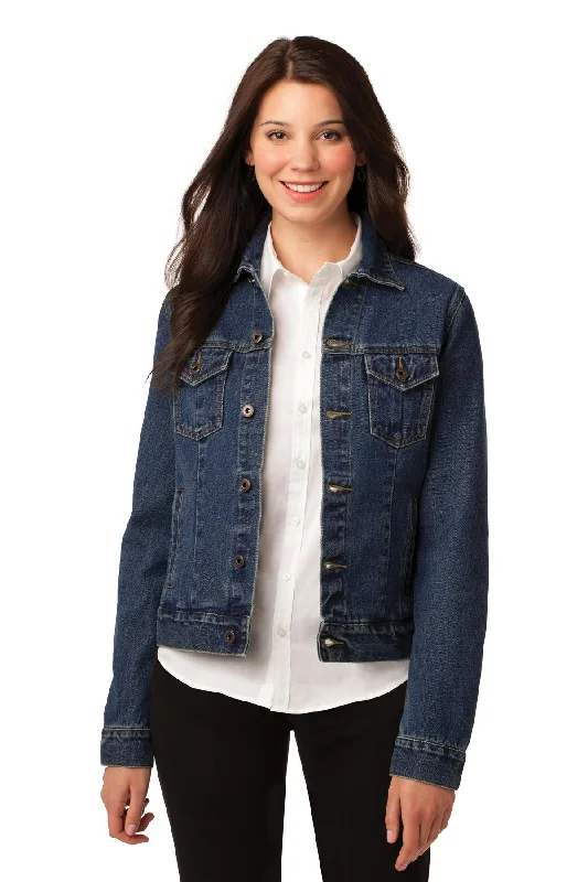 Personalized Graphic Design Port Authority Ladies Denim Jacket. L7620
