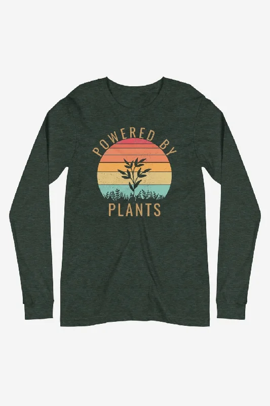 Cozy Wear Powered By Plants - Unisex Long Sleeve Tee