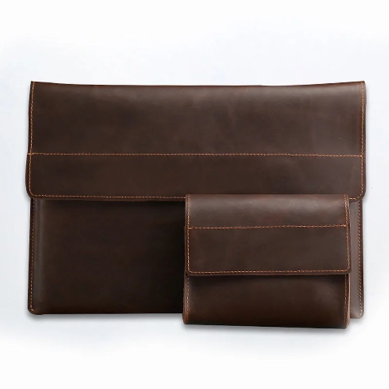 Simple Chic New Handmade Leather Laptop Case S031