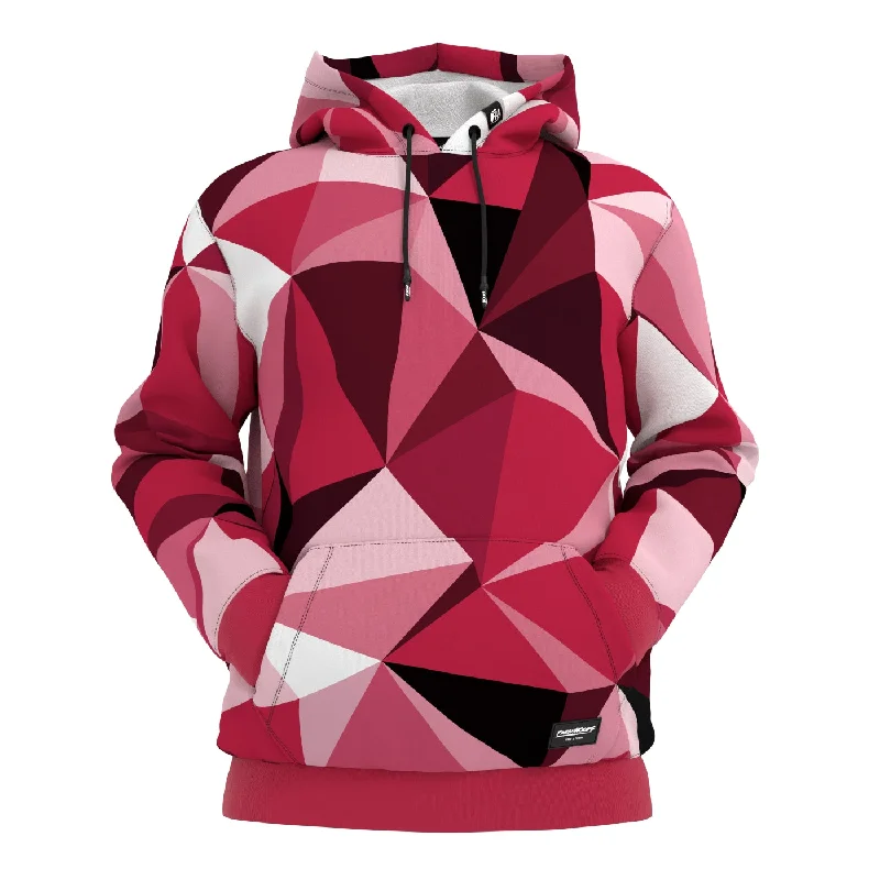 Budget-Friendly Looks Cubes Magenta Hoodie