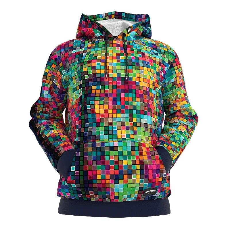 Relaxed Fashion Pied Hoodie