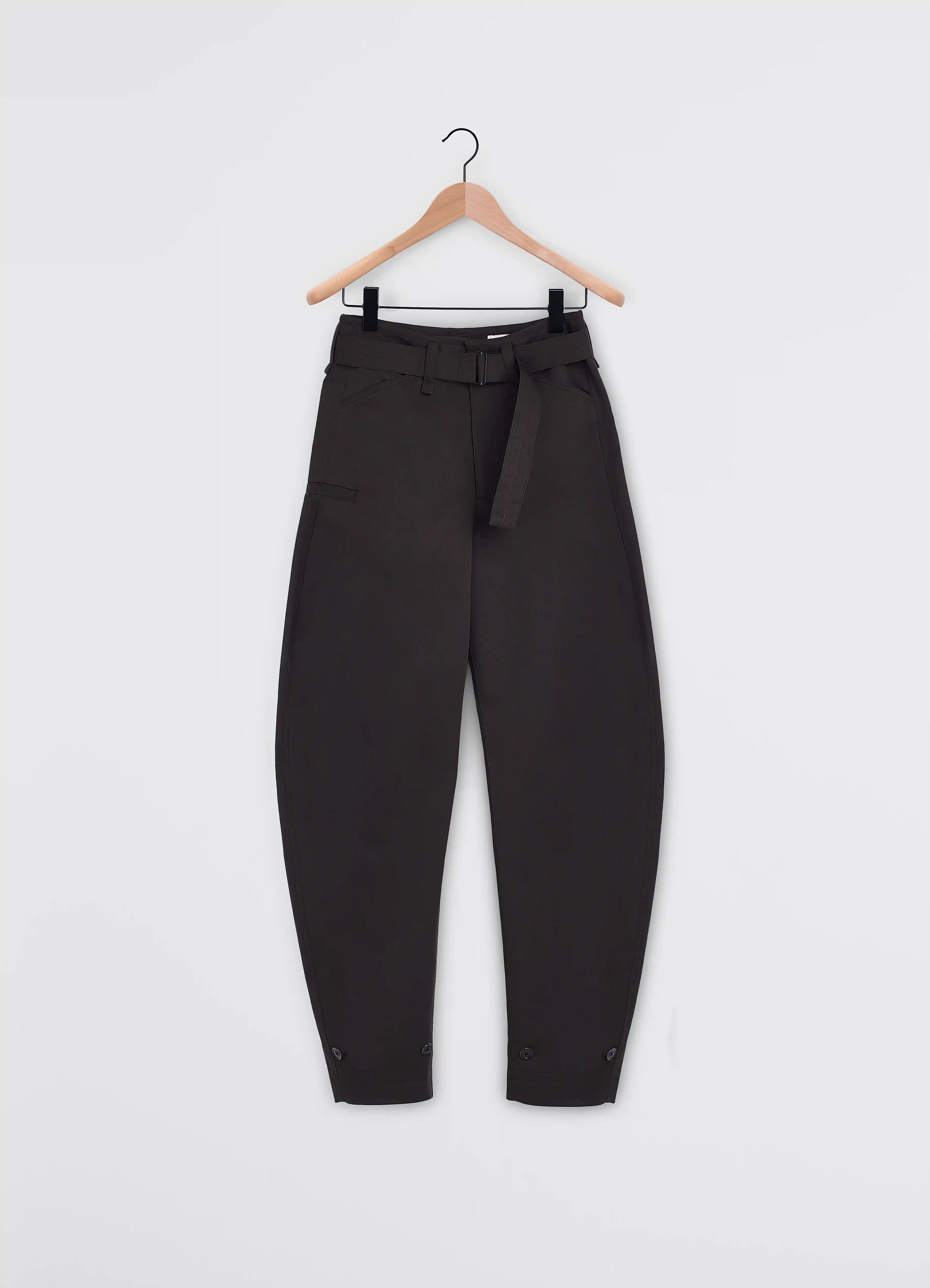 Soft Looks BELTED TAPERED PANTS