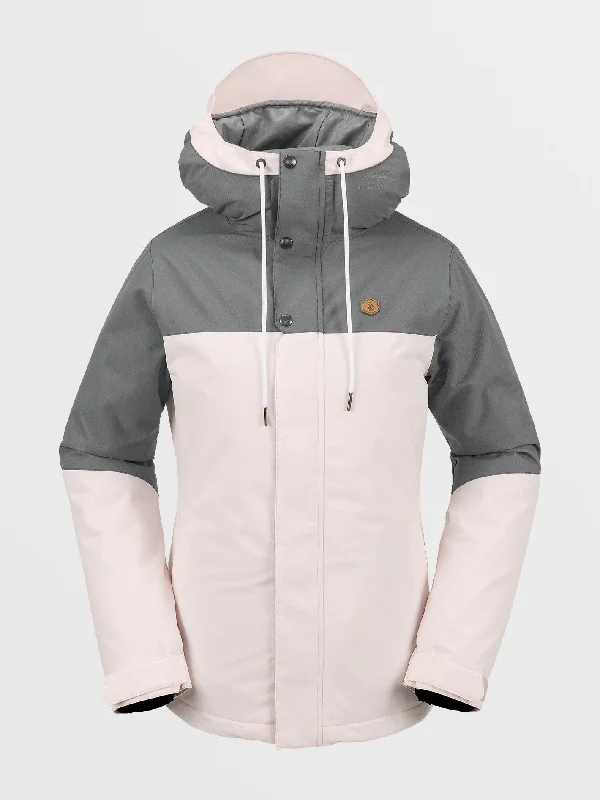 Minimalist Style Womens Bolt Insulated Jacket - Calcite