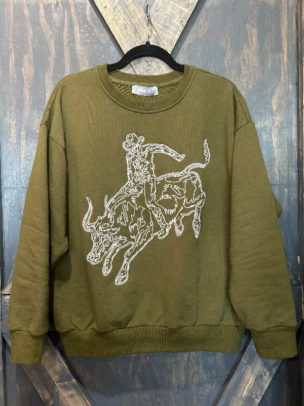 Cozy Essentials Forest Green Sweater
