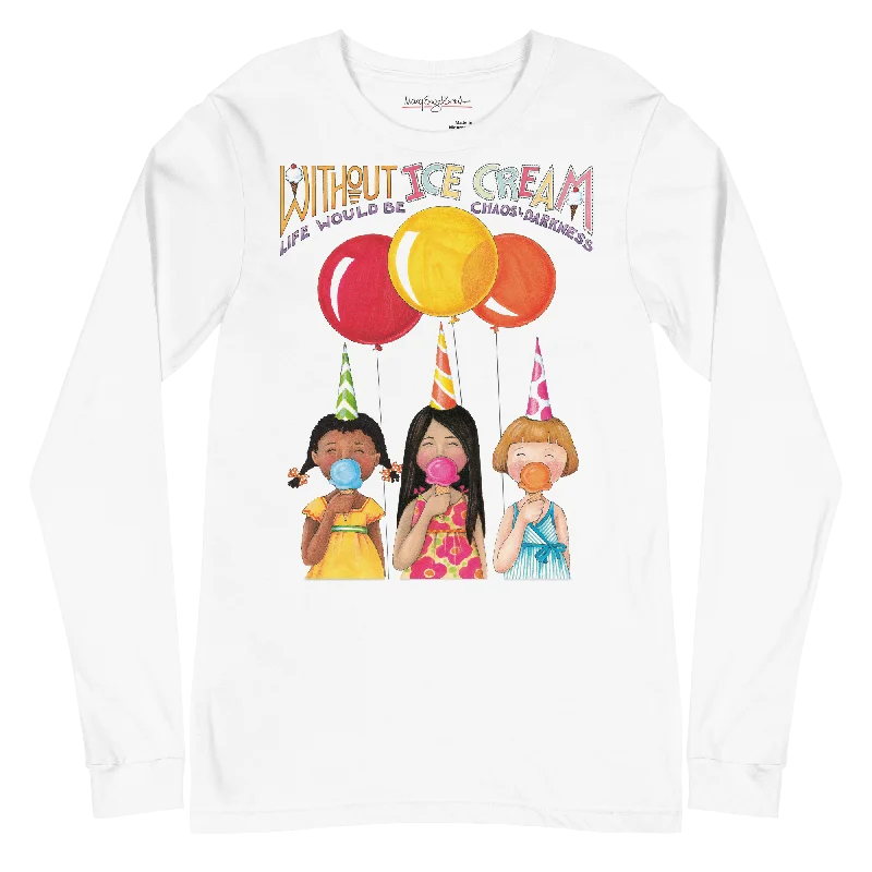 Cozy Essentials Ice Cream Unisex Long Sleeve Shirt