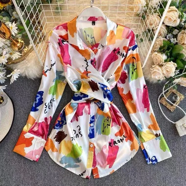 Warm Style Sabrina Satin Shirts
