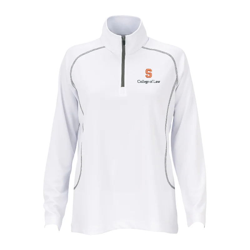 Personalized Heterogeneous Splicing Vansport Ladies Syracuse College of Law Twill Knit 1/4 Pullover Personalized Heterogeneous Splicing Vansport Ladies Syracuse College of Law Twill Knit 1/4 Pullover