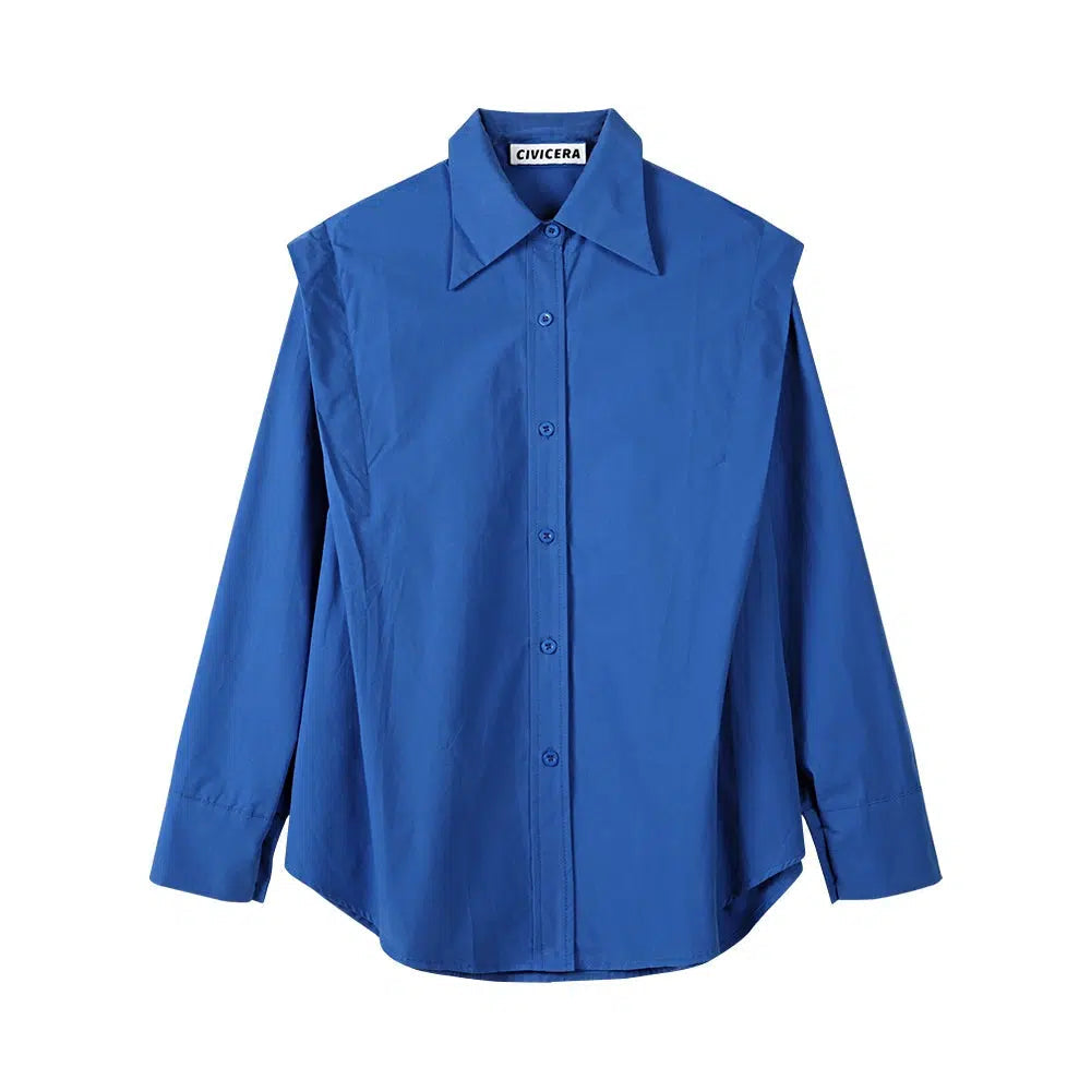 Easy Wardrobe Button-Up Long Sleeve Shirt