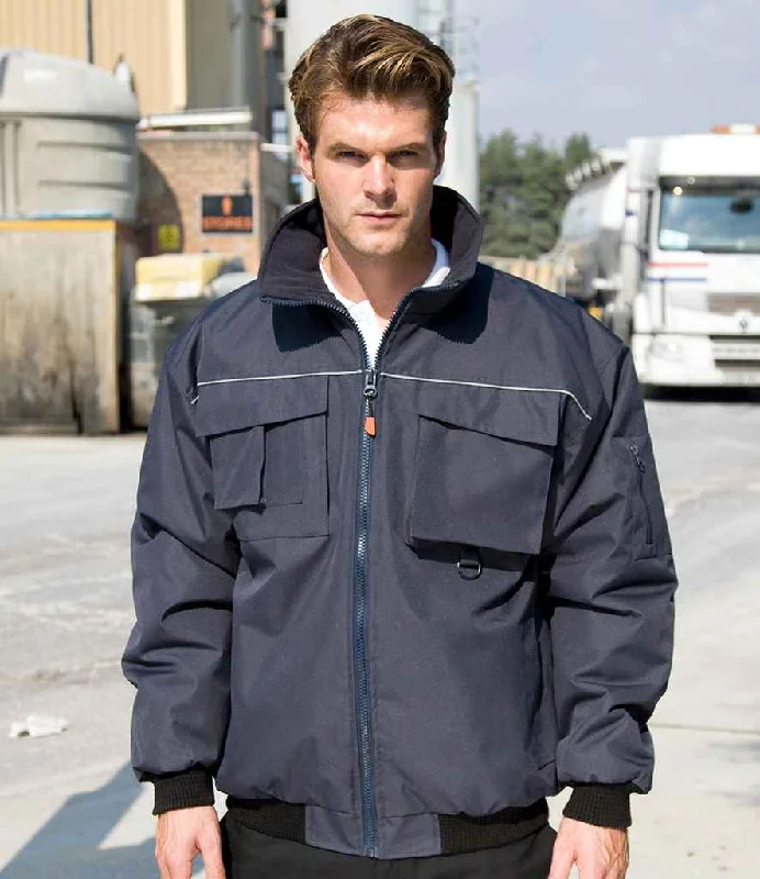 Chic Outfits Result Work-Guard Sabre Pilot Jacket | Navy