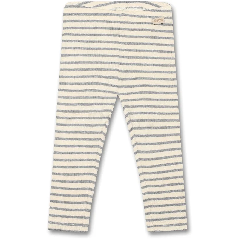 Easygoing Fashion Petit Piao® Blue Mist Leggings Modal Striped