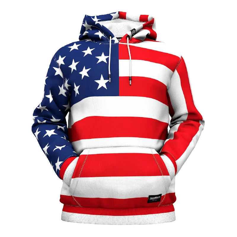 Casual Chic Flag Hoodie