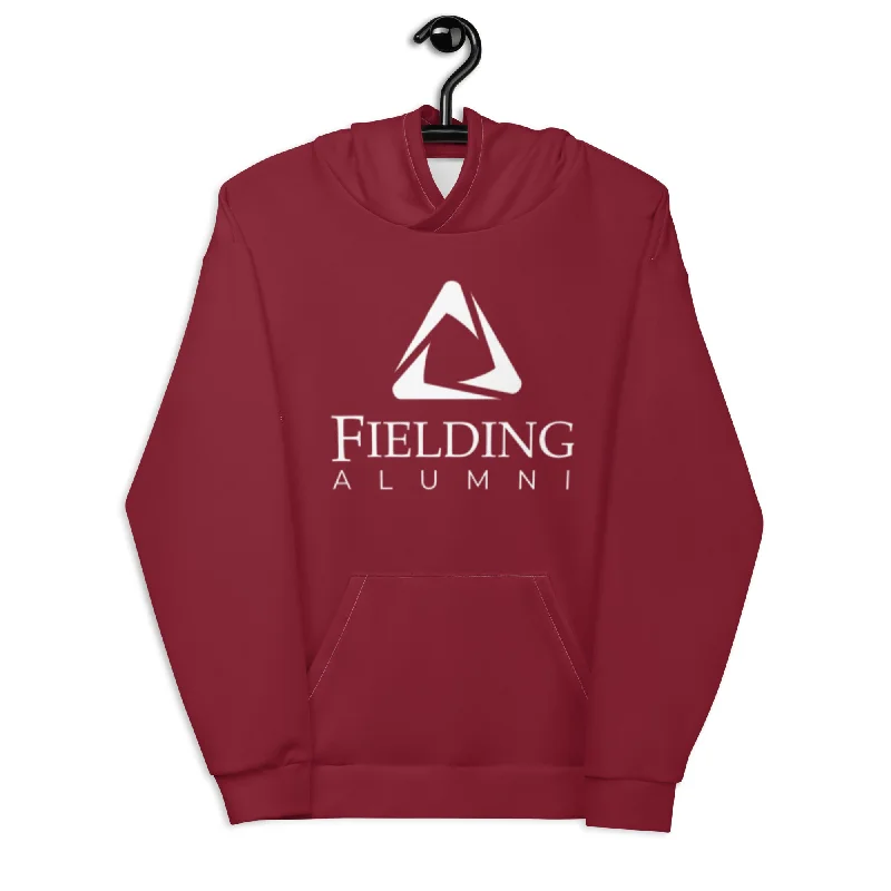Casual Vibes Unisex Eco-friendly Hoodie - Merlot | Alumni Logo