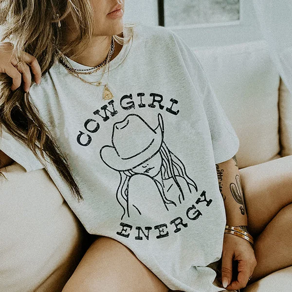 Trendy Styles Cowgirl Energy Lightweight Western Tee