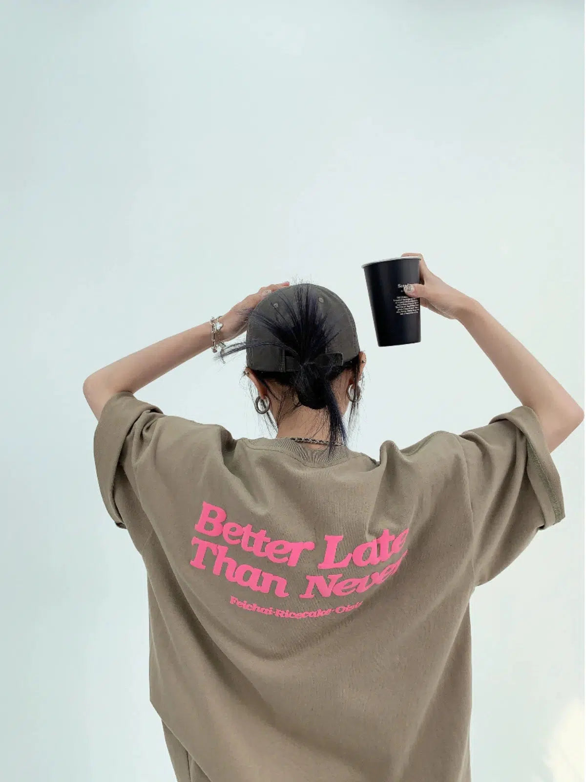 Budget Apparel Casual Graphic Oversized T-Shirt