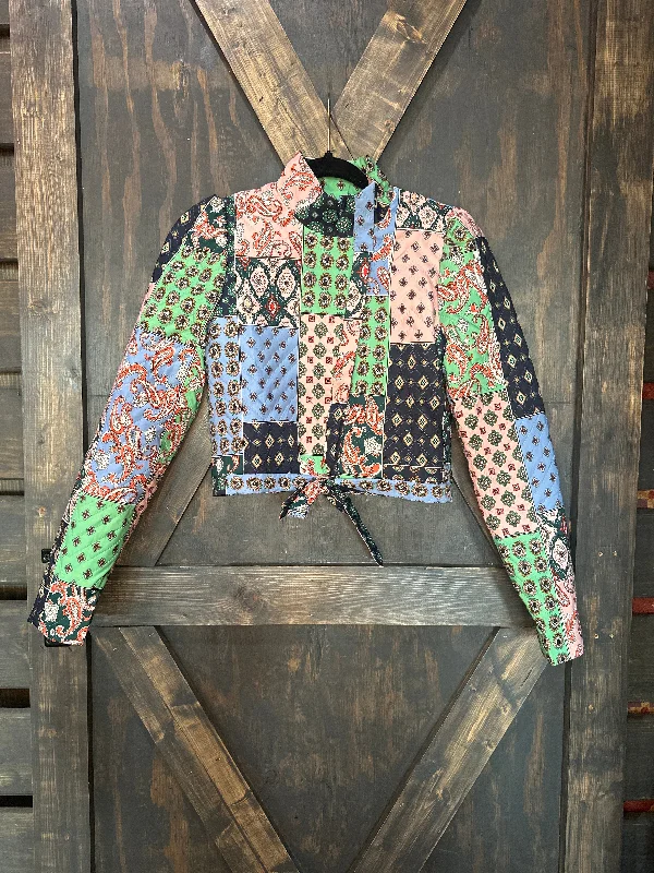 Stylish Comfort Patterned Quilted Jacket