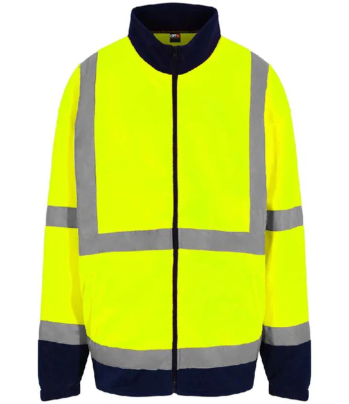 Smart Outfits Pro RTX High Visibility Fleece Jacket | Yellow/Navy