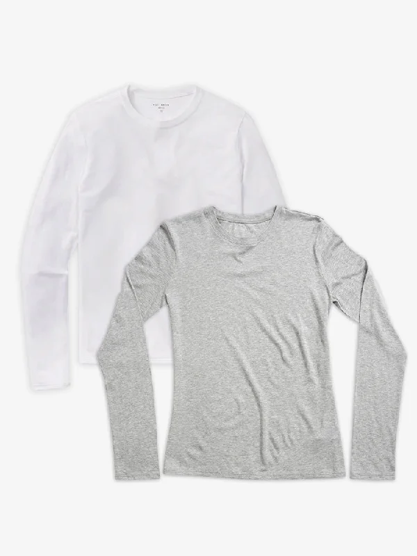 Relaxed Fashion Long Sleeve Crew Tee Marcy 2-Pack