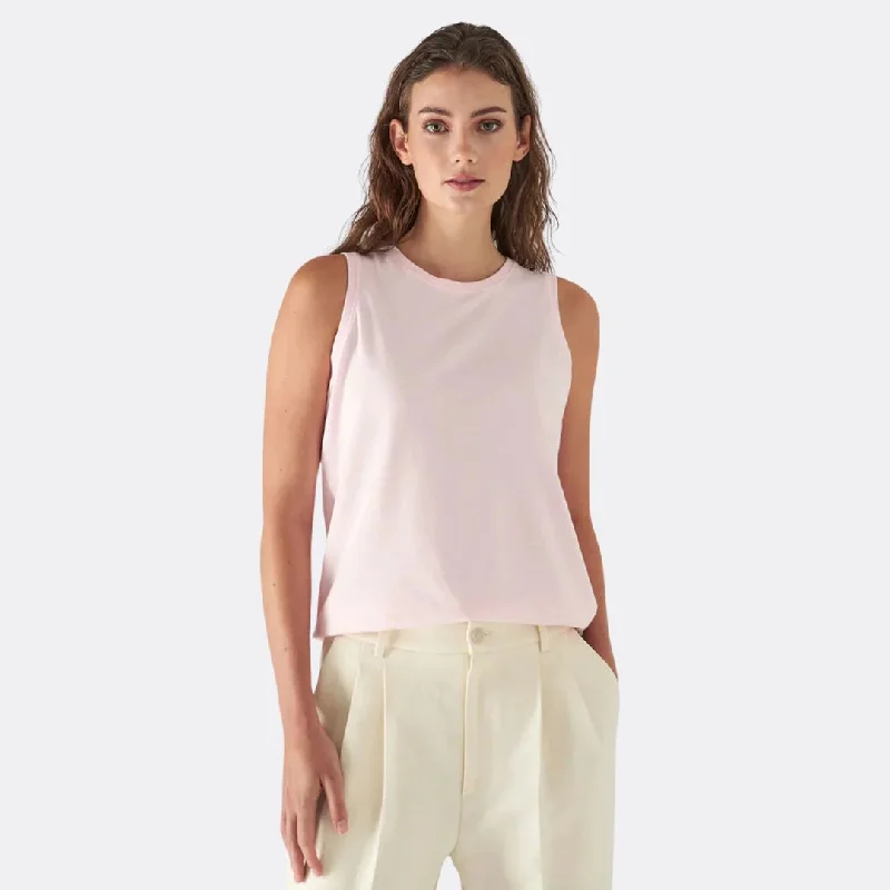 Classy Outfits Iconic Boyfriend Fit Tank (Ballet Pink)