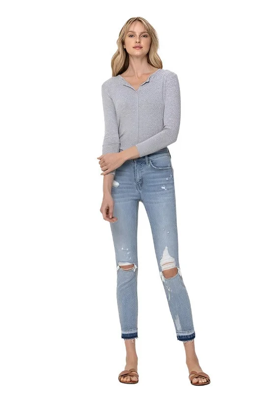 Functional Fashion Mid Rise Crop Skinny