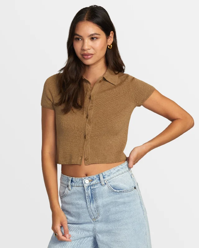Cozy Vibes Past Due Sweater - Ermine