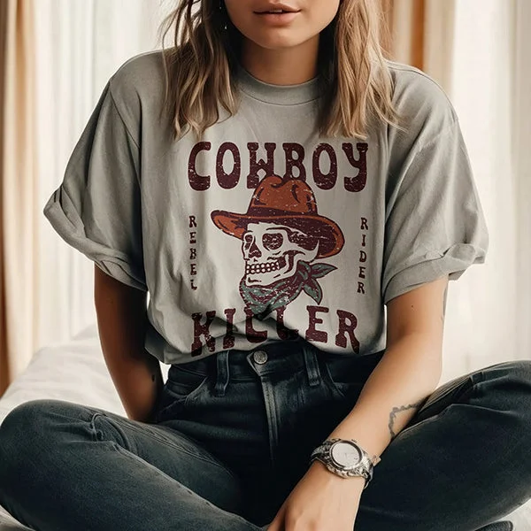 Soft Textiles Cowboy Killer Western Heavyweight Graphic Tee