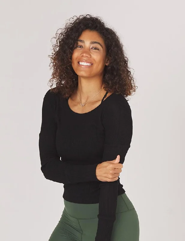 Cool Comfort Comfort Long Sleeve: Black